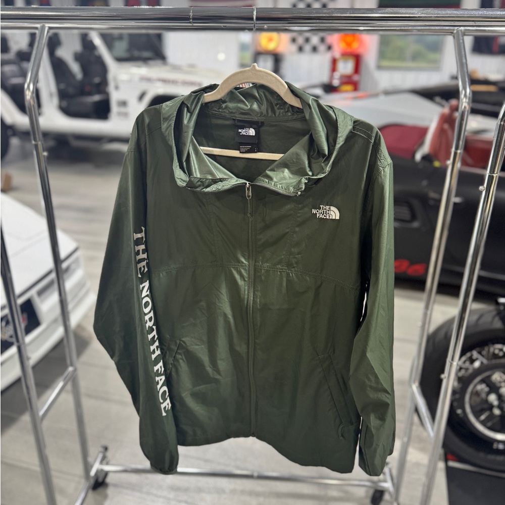 The North Face Green Windbreaker Lightweight Jacket
